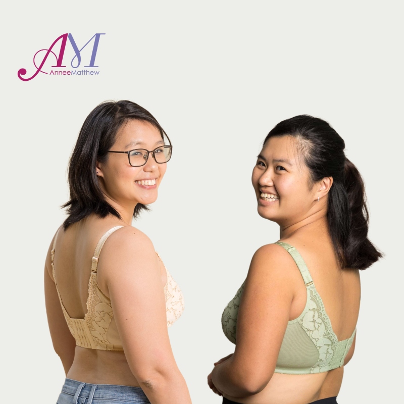 AnneeMatthew Juliette Stretchable Lace Nursing Bra (Jade / Honey / Blanc) *Choose Color and Size at Booth